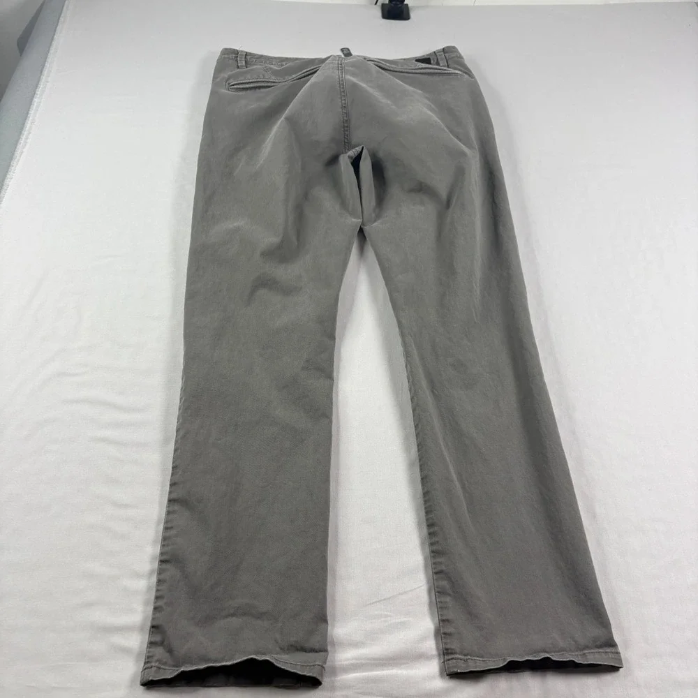 Vuori Pants Mens 33x29‎ Gray Collins Chino Casual Cotton Twill Tapered